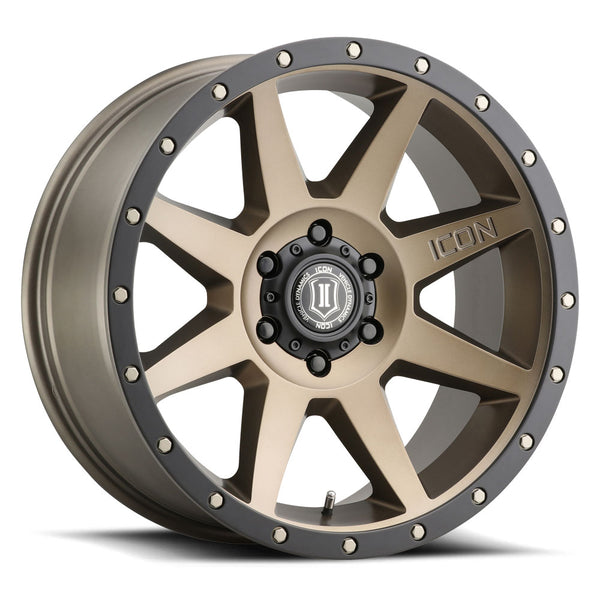 ICON Alloys Rebound Bronze 20 X 9 / 6 X 5.5 0mm Offset 5" BS