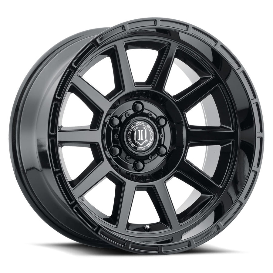 ICON Alloys Recoil Gloss Black 20 X 10 / 5 X 150 -24mm Offset 4.5" BS