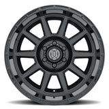 ICON ALLOYS RECOIL GLS BLK - 20 X 10 / 6 X 135 / -24 MM / 4.5" BS