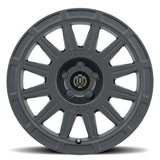 ICON ALLOYS RICOCHET SAT BLK - 15 X 7 / 5 X 100 / 15MM / 4.6" BS