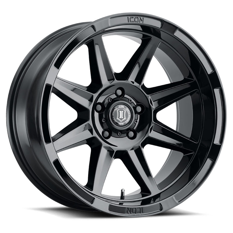 ICON Alloys Bandit Gloss Black 20 X 10 / 5 X 150 -24mm Offset 4.5" BS
