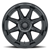 ICON Alloys Bandit Gloss Black 20 X 10 / 5 X 150 -24mm Offset 4.5" BS
