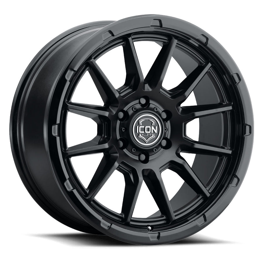 ICON Alloys Cajon Double Black 20 X 9 / 6 X 5.5 16mm Offset 5.625" BS