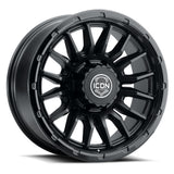 ICON Alloys Cajon Double Black 20 X 9 / 8 X 6.5 12mm Offset 5.5" BS