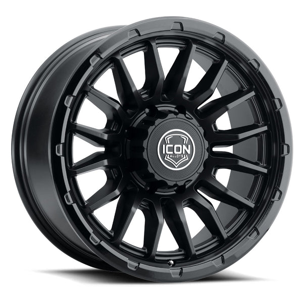 ICON Alloys Cajon Double Black 20 X 9 / 8 X 180 12mm Offset 5.5" BS