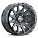 ICON Alloys Compression Double Black 18 X 9 / 6 X 135 6mm Offset 5.25" BS