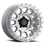 ICON Alloys Hulse Silver Machined 18 X 9 / 8 X 6.5 12mm Offset 5.25" BS