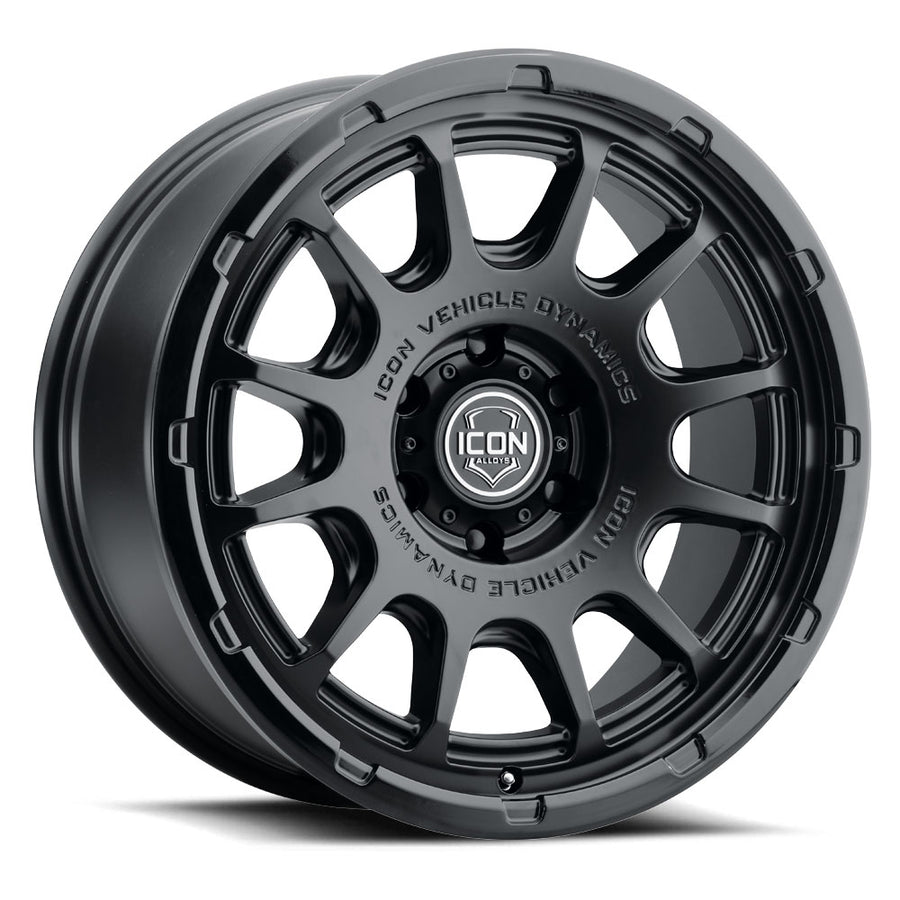 ICON Alloys Rancho Double Black 20 X 9 / 6 X 5.5 0mm Offset 5" BS