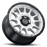 ICON Alloys Rancho Silver Machined W/ Gloss Black Lip 20 X 9 / 6 X 5.5 16mm Offset 5.625" BS