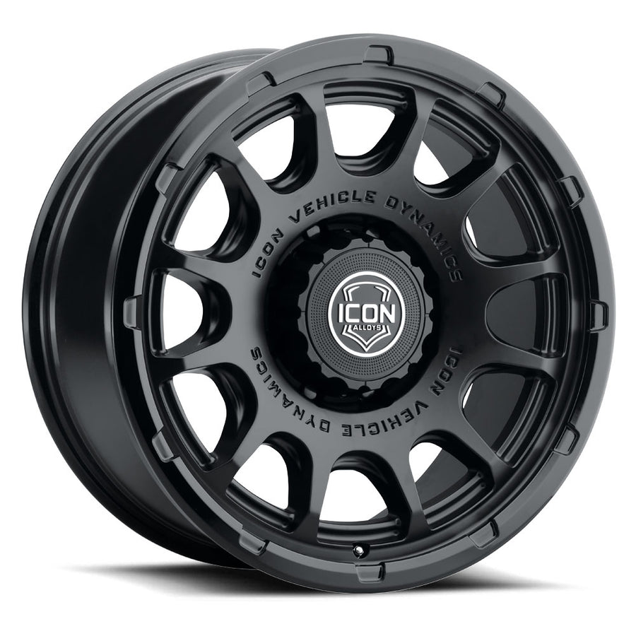 ICON Alloys Rancho Double Black 20 X 9 / 8 X 6.5 12mm Offset 5.5" BS