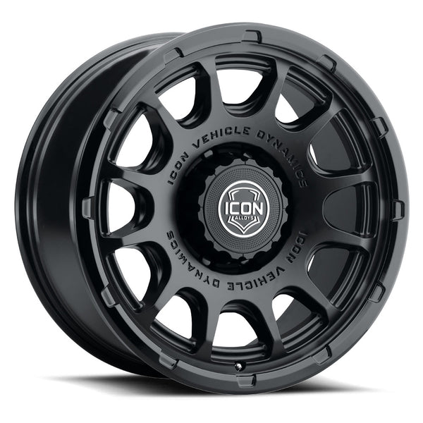 ICON Alloys Rancho Double Black 20 X 9 / 8 X 180 12mm Offset 5.5" BS