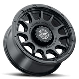 ICON Alloys Rancho Double Black 20 X 9 / 8 X 180 12mm Offset 5.5" BS