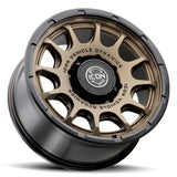 ICON Alloys Rancho Satin Bronze W/ Gloss Black Lip 20 X 9 / 8 X 6.5 12mm Offset 5.5" BS