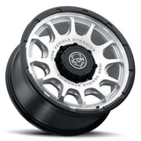ICON Alloys Rancho Silver Machined W/ Gloss Black Lip 20 X 9 / 8 X 170 6mm Offset 5.25" BS