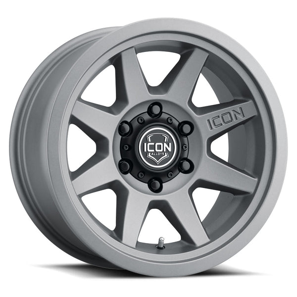 ICON Alloys Rebound SLX Charcoal 17 X 8.5 / 6 X 5.5 25mm Offset 5.75" BS