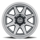 ICON Alloys Rebound SLX Charcoal 17 X 8.5 / 6 X 5.5 25mm Offset 5.75" BS