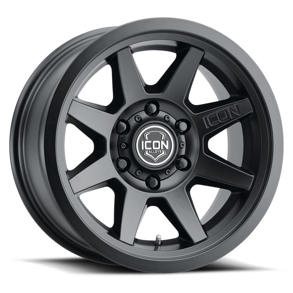 ICON Alloys Rebound SLX Satin Black 17 X 8.5 / 6 X 5.5 25mm Offset 5.75" BS