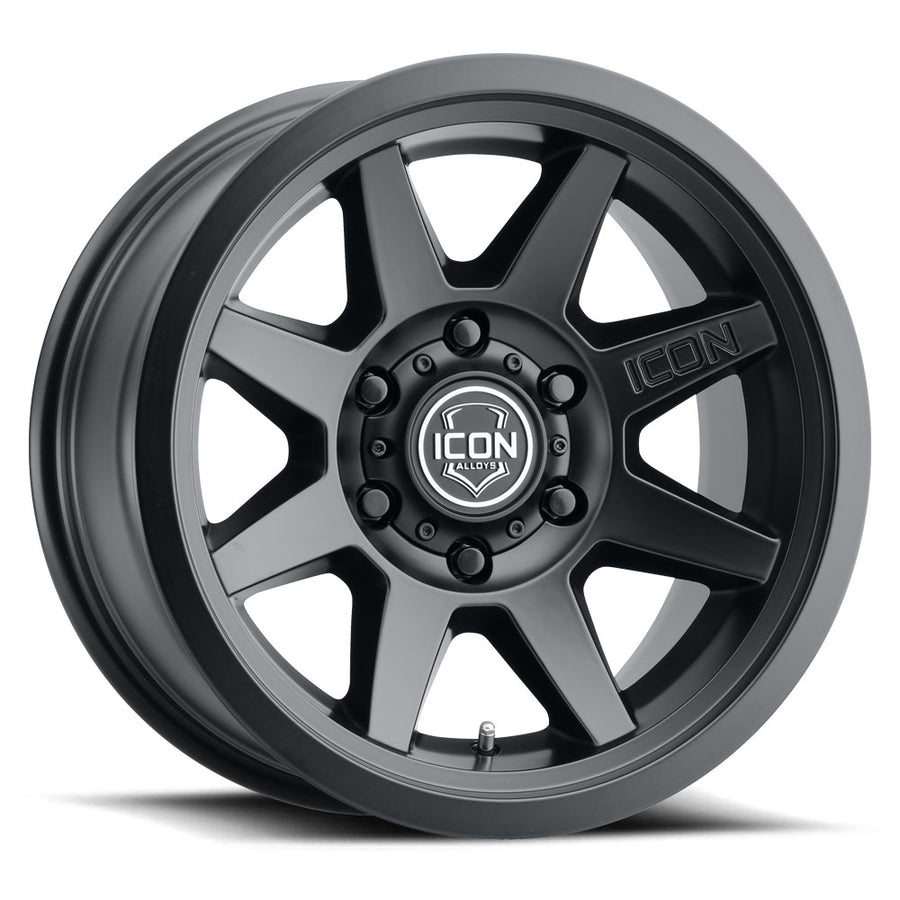 ICON Alloys Rebound SLX Satin Black 17 X 8.5 / 6 X 5.5 25mm Offset 5.75" BS