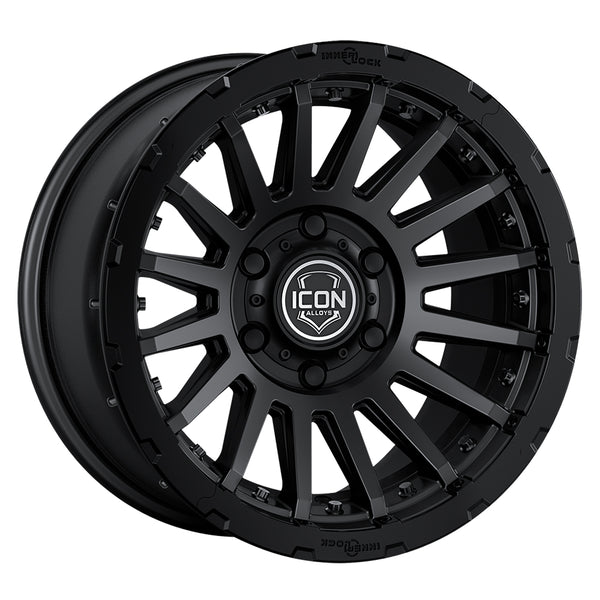 ICON Alloys Recon Pro Satin Black 18 X 9 / 6 X 5.5 0mm Offset 5" BS