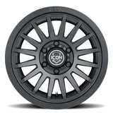 ICON Alloys Recon SLX Satin Black 17 X 8.5 5 X 4.5 0MM Offset 4.75" BS