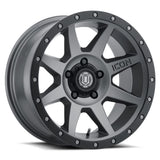ICON ALLOYS REBOUND TITANTIUM - 17 X 8.5 / 5 X 5.5 / 0MM / 4.75" BS