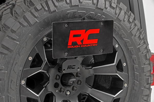 Rough Country - License Plate Relocation Bracket - Jeep Wrangler JL (21-25)/Wrangler Unlimited (18-25)