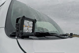 Rough Country - LED Light Kit - Ditch Mount - 2 In. Black Pair - Amber DRL - Toyota 4Runner (10-24)