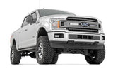 Rough Country - LED Light Kit - Grille Mount - 10 In. Chrome Slimline Pair - Ford F-150 (18-20)