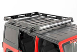 Rough Country - Roof Rack - Black Series Lights - Jeep Wrangler JK/Wrangler Unlimited (07-18)