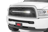 Rough Country - Mesh Grille - 30 In. Dual Row LED - Black - Ram 2500/3500 2WD/4WD (2013-2018)