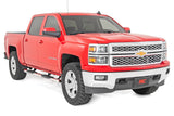 Rough Country - Oval Nerf Steps - Stainless - Crew Cab - DEF Tank - Chevy/GMC 1500/2500HD/3500HD (07-19 & Classic)
