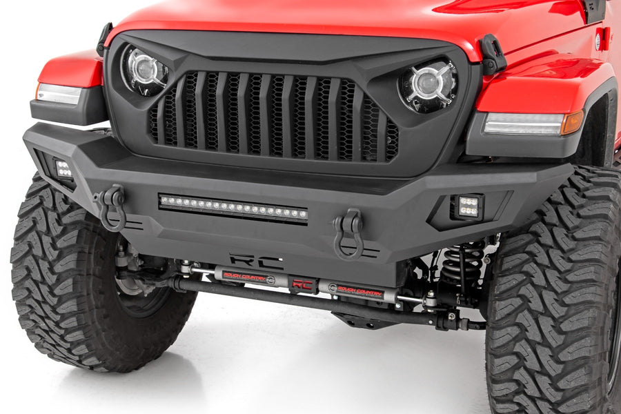 Rough Country - Front Bumper - Skid Plate - Jeep Gladiator JT/Wrangler JK & JL/Wrangler Unlimited 4WD
