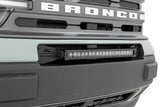 Rough Country - LED Light Kit - Bumper Mount - 20 In. Black Single Row - Ford Bronco Sport (21-25)