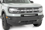 Rough Country - LED Light Kit - Bumper Mount - 20 In. Black Single Row - Ford Bronco Sport (21-25)
