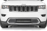 Rough Country - LED Light Kit - Bumper Mount - 20 In. Chrome Dual Row - White DRL - Jeep Grand Cherokee WK2 (11-20)