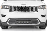 Rough Country - LED Light Kit - Bumper Mount - 20 In. Black Dual Row- Amber DRL - Jeep Grand Cherokee WK2 (11-20)