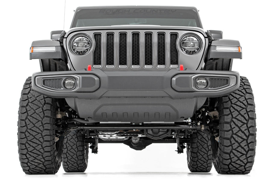 Rough Country - 3.5 Inch Lift Kit - Adj Lower - FR D/S - M1 - Jeep Wrangler Unlimited (24-26) - 91640