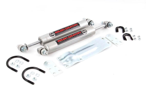 Rough Country - N3 Steering Stabilizer - Dual - Chevy/GMC K10 Truck & SUV/K5 Blazer (69-91)