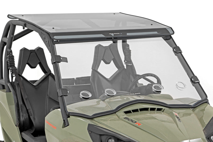 Rough Country - Vented Full Windshield - Scratch Resistant - Can-Am Commander Max 1000