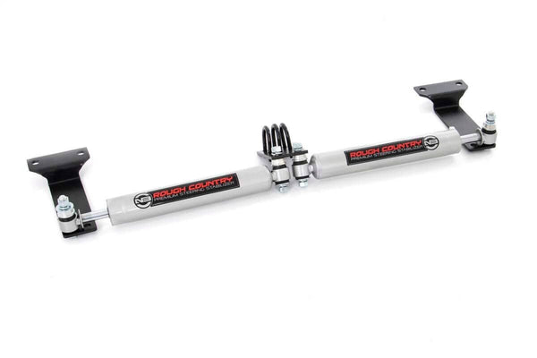 Rough Country - N3 Steering Stabilizer - Dual - 2-8 Inch Lift - Ford Excursion (00-05)/Super Duty (99-04)
