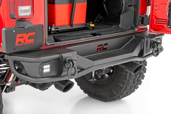 Rough Country - Rear Bumper - Tubular - Jeep Wrangler JK/Wrangler Unlimited (2007-2018)