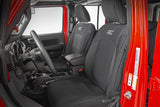 Rough Country - Seat Covers - Front And Rear - Jeep Wrangler JL 4WD (2018-2025)