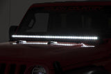 Rough Country - LED Light Kit - Cowl Mount - 50 In. Spectrum Single Row - Jeep Gladiator JT/Wrangler JL (18-25)