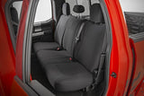 Rough Country - Seat Covers - FR Bucket And RR Bench - Ford F-150/Lightning/F-250/F-350 (15-25)