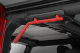 Rough Country - Grab Handles - Steel - FR & RR - Red - Jeep Wrangler JK/Wrangler Unlimited (07-18)