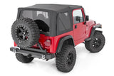 Rough Country - Soft Top - Replacement - Black - Half Doors - Jeep Wrangler YJ 4WD (87-95)