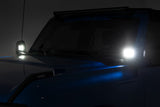 Rough Country - LED Light Kit - Ditch Mount - 2 In. Spectrum Pair - Spot Pattern - Ford Bronco (21-25)