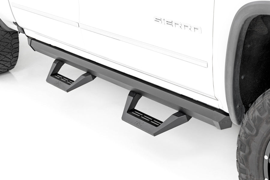 Rough Country - SRX2 Adj Aluminum Step - Crew Cab - Chevy/GMC 1500/2500HD/3500HD (07-18 & Classic)