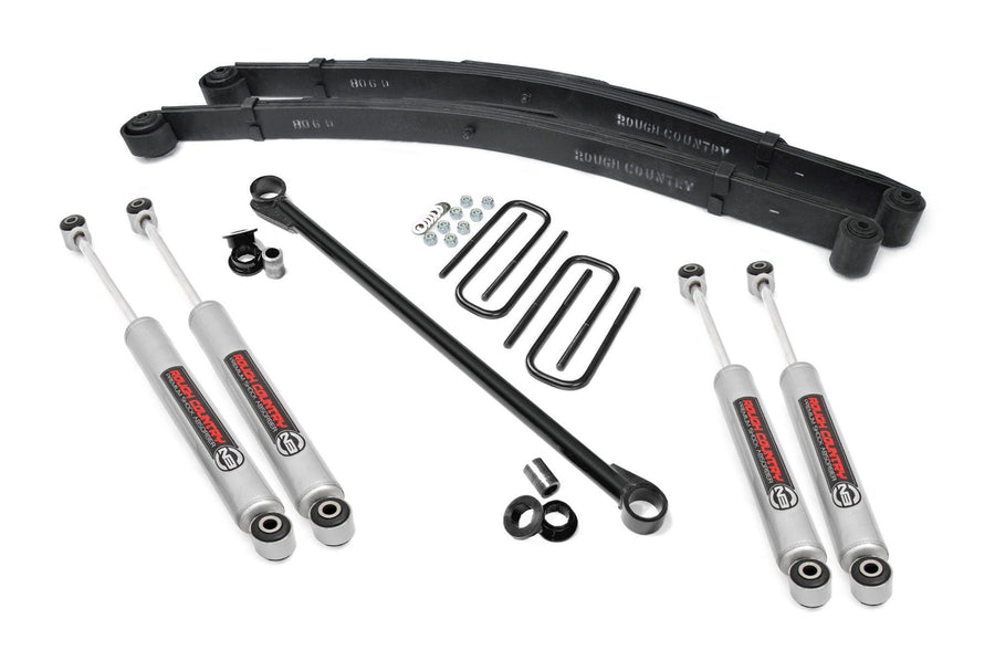Rough Country - 2.5 Inch Leveling Kit - Leaf Spring - Ford F-250/F-350 Super Duty 4WD (99-04)