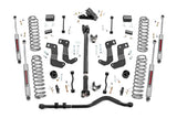 Rough Country - 3.5 Inch Lift Kit - C/A Drop - FR D/S - Jeep Wrangler Unlimited 4WD (18-23)